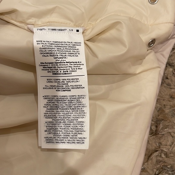 Nike ESC Down Collared Vest Wheat Men's Size S - Picture 9 of 14